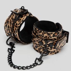 Bondage Boutique Leopard Print Wrist Cuffs