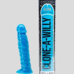 Clone-A-Willy Glow In The Dark Vibrator Molding Kit Blue