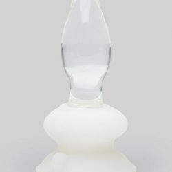 Icicles No.91 Glass Butt Plug with Removable Suction Cup 3.5 Inch