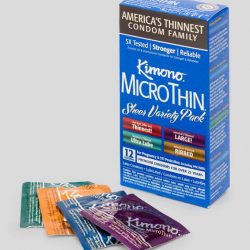 Kimono MicroThin Sheer Variety Pack Latex Condoms (12 Count)