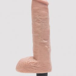 King Cock Ultra Realistic Vibrating Dildo with Balls and Suction Cup 9 Inch
