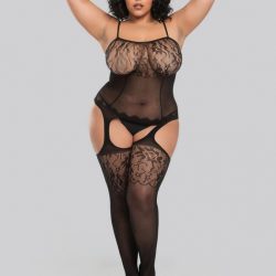 Lovehoney Plus Size Up All Night Lace Bodystocking