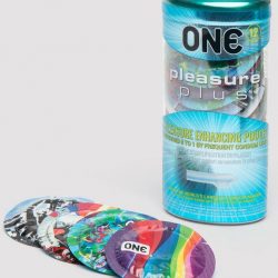 ONE Pleasure Plus Condoms (12 Count)