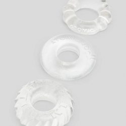 Oxballs Bonemaker Cock and Ball Ring Set Clear (3 Count)